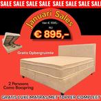 Bedden Opbergruimte Spot Goedkoop Actie Prijzen Boxspring, Verstelbaar, Ophalen of Verzenden, 180 cm, 200 cm