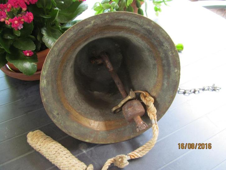 Grote scheepsbel. ., Antiek en Kunst, Curiosa en Brocante, Ophalen of Verzenden