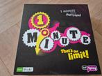 1 Minute - Bordspel, Hobby en Vrije tijd, Gezelschapsspellen | Bordspellen, Ophalen of Verzenden, Zo goed als nieuw