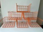 6x draadmand oranje retro vintage tomado, Ophalen, Gebruikt