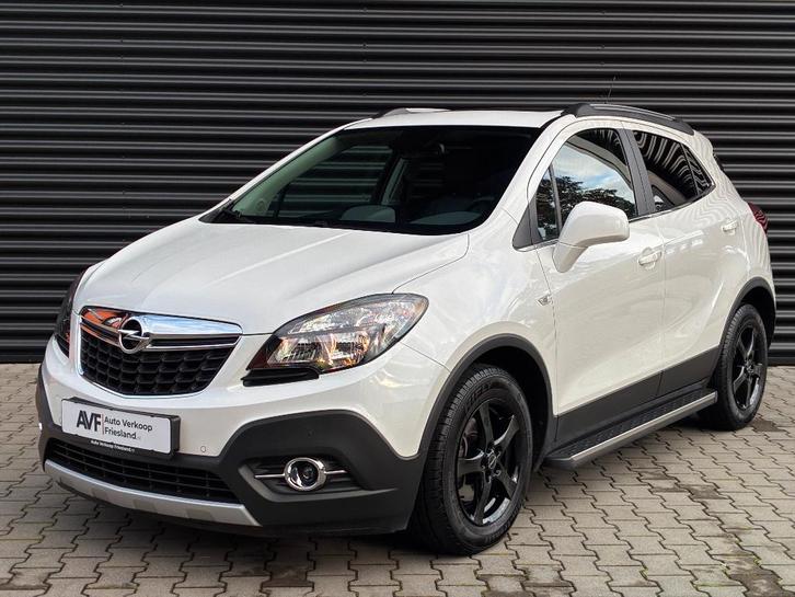 Opel Mokka 1.4 T COSMO 16V 2014 Wit, Luxe!, Auto's, Opel, Bedrijf, Mokka, Achteruitrijcamera, Airconditioning, Alarm, Bluetooth