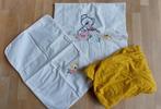 Lakentje, sloop en hoeslaken voor wieg - retro/vintage, Kinderen en Baby's, Kinderkamer | Beddengoed, Gebruikt, Jongetje of Meisje