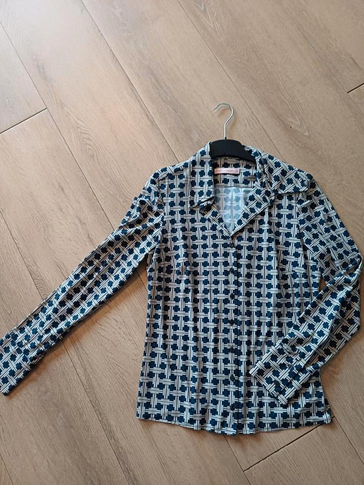 Studio Anneloes Blouse maat m, izgs, Kleding | Dames, Blouses en Tunieken, Zo goed als nieuw, Maat 38/40 (M), Blauw, Ophalen of Verzenden