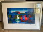 Zeefdruk Ton Schulten Op het water, Antiek en Kunst, Kunst | Litho's en Zeefdrukken, Ophalen