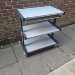 Metalen Werktafel/Karretje met Uitschuifblad, Ophalen, Gebruikt, Overige typen, Minder dan 100 cm