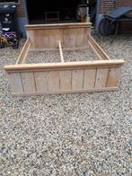 Tweepersoonsbed 160 X 200  van steigerhout, Ophalen, Gebruikt, Tweepersoons, 200 cm