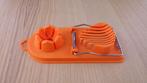 mooie retro oranje eiersnijder, Verzamelen, Retro, Ophalen of Verzenden, Overige typen