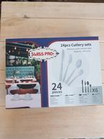 Swiss Pro +24 stuks bestekset & keukengerei +7 stuks, Ophalen, Nieuw, Rvs of Chroom, Vaatwasserbestendig