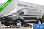 Ford Transit Custom 280 2.0TDCI 136pk L1H1 Limited | Automaa, Euro 6, 4 cilinders, 2500 kg, Zwart