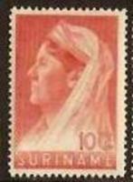 Suriname NVPH nr 167 postfris Koningin Wilhelmina 1936, Postzegels en Munten, Postzegels | Suriname, Verzenden, Postfris