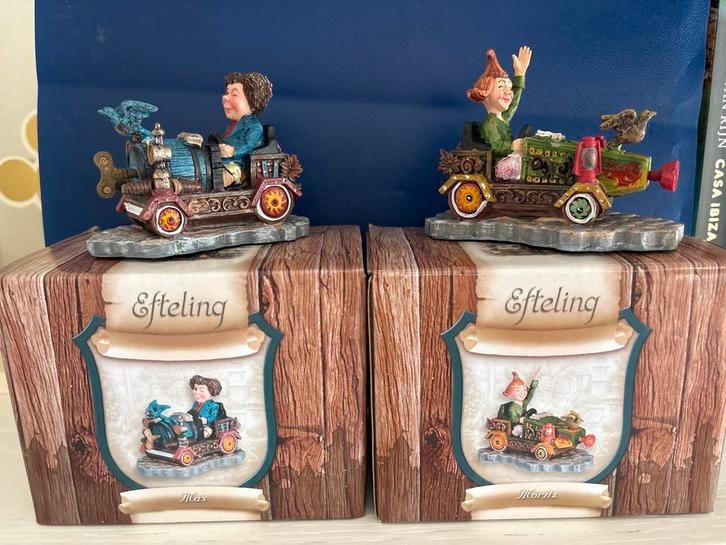 Efteling Max & Moritz Beeldjes luville, Diversen, Kerst, Nieuw, Ophalen of Verzenden