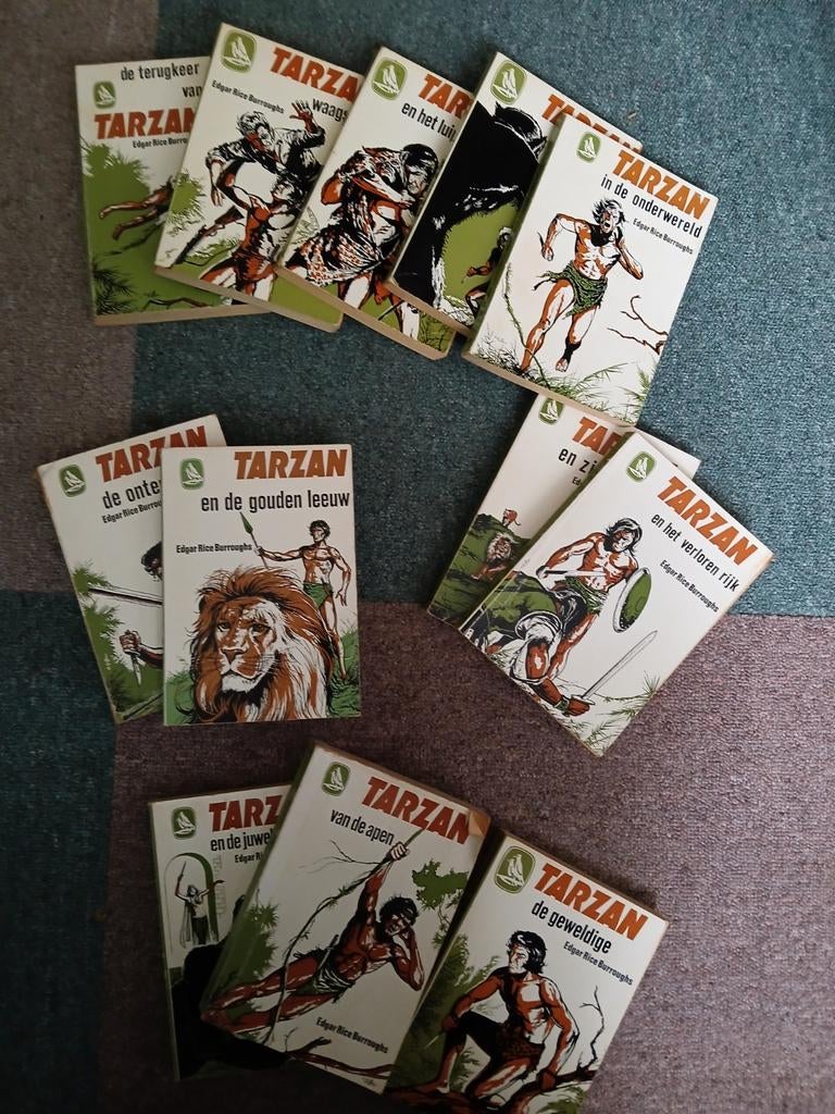 Tarzan Boekjes Collectie, Ophalen of Verzenden, Gelezen, Edgar Rice Burroughs