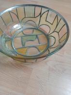 Glas in lood schaal, Ophalen of Verzenden, Zo goed als nieuw, Rond, Glas