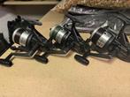3x Shimano 4500 USA, Watersport en Boten, Hengelsport | Karpervissen, Ophalen, Zo goed als nieuw, Molen