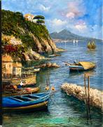 Prachtig schilderij Guido Vuotto - Napoli, Ophalen of Verzenden