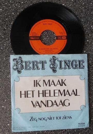 TELSTAR 3306 Bert Tinge - ik maak het helemaal (vanaf € 1,75, Cd's en Dvd's, Vinyl | Nederlandstalig, Zo goed als nieuw, Levenslied of Smartlap