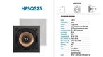 Artsound inbouwluidsprekers HPSQ525, Ophalen of Verzenden, Nieuw, 120 watt of meer, Overige merken
