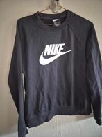 Nike sweater M zwart met witte opdruk, Maat 38/40 (M), Zwart, Nike, Ophalen of Verzenden