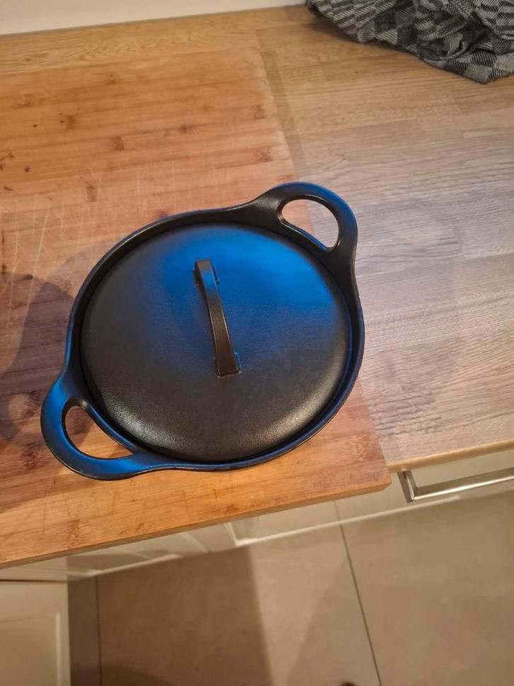 Hackman 20 Gietijzeren Dutch Oven - Goede Staat, Huis en Inrichting, Keuken | Potten en Pannen, Koekenpan of Braadpan, Gietijzer