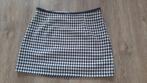 Vintage Vibes: Houndstooth Wool Mini Skirt size 48, Zwart, Maat 46/48 (XL) of groter, Nieuw, Ophalen of Verzenden