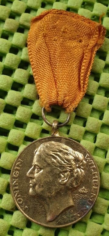 Medaille - Koningin Wilhelmina 1898 - 1938. beschikbaar voor biedingen