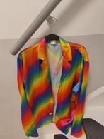 Carnaval Regenboog Blouse XL, Kleding | Heren, Ophalen, Zo goed als nieuw, Carnaval, Kleding