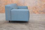 ZGANieuw blauwe stoffen Rolf Benz Grata design bank, 150 tot 200 cm, Minder dan 75 cm, Rechte bank, Design