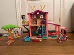 Enchantimals hertenhuis, boomhuis en fiets., Kinderen en Baby's, Speelgoed | Poppenhuizen, Ophalen, Zo goed als nieuw