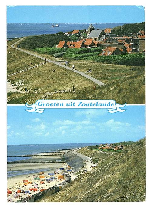 36944	Zoutelande	Zeeland	Gelopen met postzegel, Verzamelen, Ansichtkaarten | Nederland, Gelopen, Zeeland, Ophalen of Verzenden