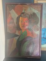 Schilderij J.E.Jansen 1958, Antiek en Kunst, Ophalen of Verzenden