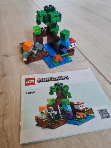 Lego minecraft Het Moerasavontuur 21240 beschikbaar voor biedingen