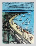 litho - Bernard Buffet - "La Plage de La Baule" - 1979, Antiek en Kunst, Ophalen