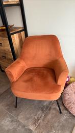 Stoeltje / kuipstoeltje  materiaal velvet koper kleur, Ophalen, Zo goed als nieuw, Minder dan 75 cm, 50 tot 75 cm