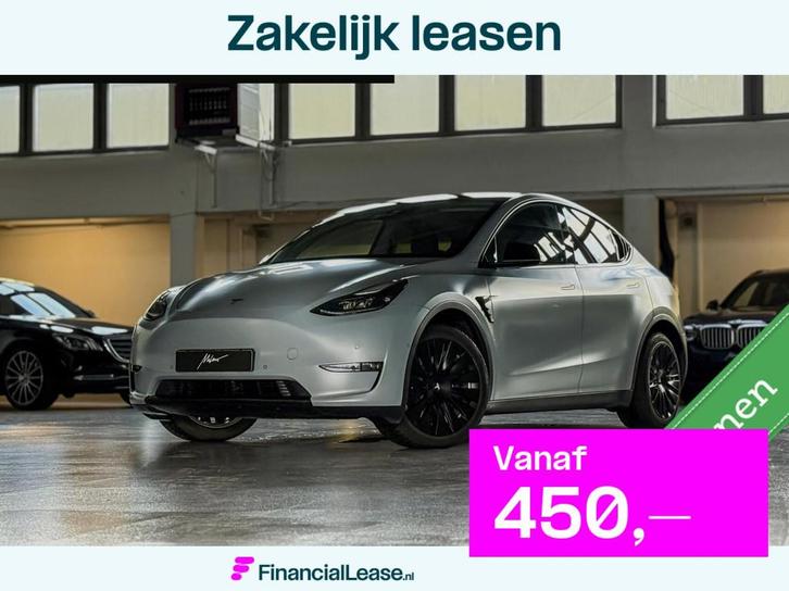 Tesla Model Y Long Range AWD 75 kWh |Enhanced Autopilot |BTW, Auto's, Tesla, Bedrijf, Lease, Financial lease, Model Y, ABS, Adaptive Cruise Control