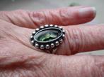 prachtige sterling zilveren abalone ring, 18 tot 19, Nieuw, Ophalen of Verzenden, Met edelsteen