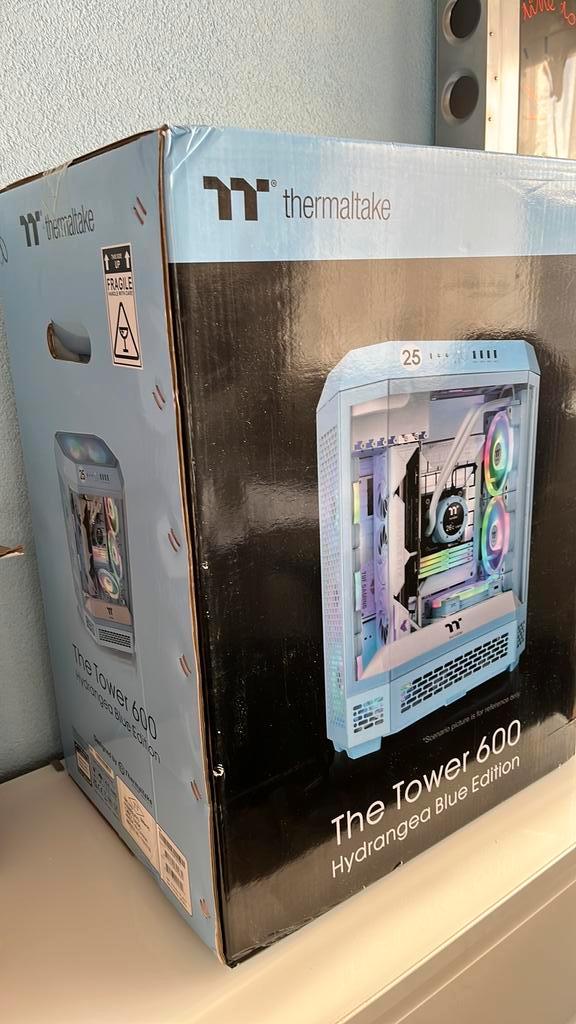 Thermaltake The Tower 600 Hydrangea Blue, Computers en Software, Computerbehuizingen, Nieuw, Ophalen of Verzenden