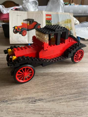 Vintage LEGO 390 Cadillac 1913 - Compleet met handleiding! beschikbaar voor biedingen