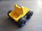 Lego Duplo Truck Flatbed with Jumbo Wheels (zie foto's) 4, Duplo, Gebruikt, Verzenden, Losse stenen