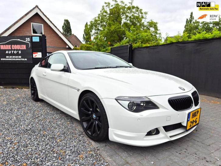 BMW 6-serie 645Ci S Automaat Navi Clima Cruise Leer 51289 Km, Auto's, BMW, Bedrijf, Te koop, 6-Serie, ABS, Airbags, Airconditioning