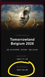 GEZOCHT! Tomorrowland lounge tickets weekend 2 zaterdag 25-7, Drie personen of meer