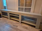 Tv meubel, audio meubel, tv kast, steigerhout, kast, hout, Huis en Inrichting, Kasten | Televisiemeubels, Ophalen, 25 tot 50 cm