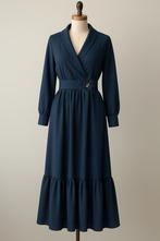 Blauwe Abaya Jurk Maat 42/44 (L), Kleding | Dames, Blauw, Maat 42/44 (L), Ophalen of Verzenden, Zo goed als nieuw