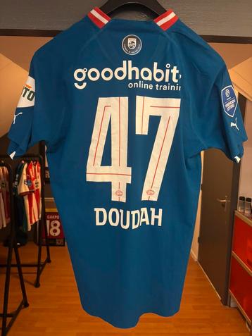 Matchworn PSV shirt Amin Doudah beschikbaar voor biedingen