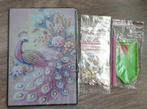 Diamond Painting Notitieboek Pauw, Ophalen of Verzenden, Nieuw, Knutselwerk