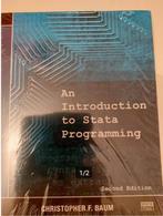An Introduction to Stata Programming, Second Edition, Ophalen of Verzenden, Economie en Marketing, Baum, Nieuw