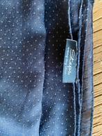 ***Steps*** sjaal 180 x 100 cm donkerblauw met zilver ZGAN, Maat 46/48 (XL) of groter, Ophalen of Verzenden, Zo goed als nieuw