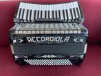 Fraaie italiaanse Accordiola waaierklavier accordeon .4korig, Muziek en Instrumenten, Accordeons, Gebruikt, Accordiola, 120-bas