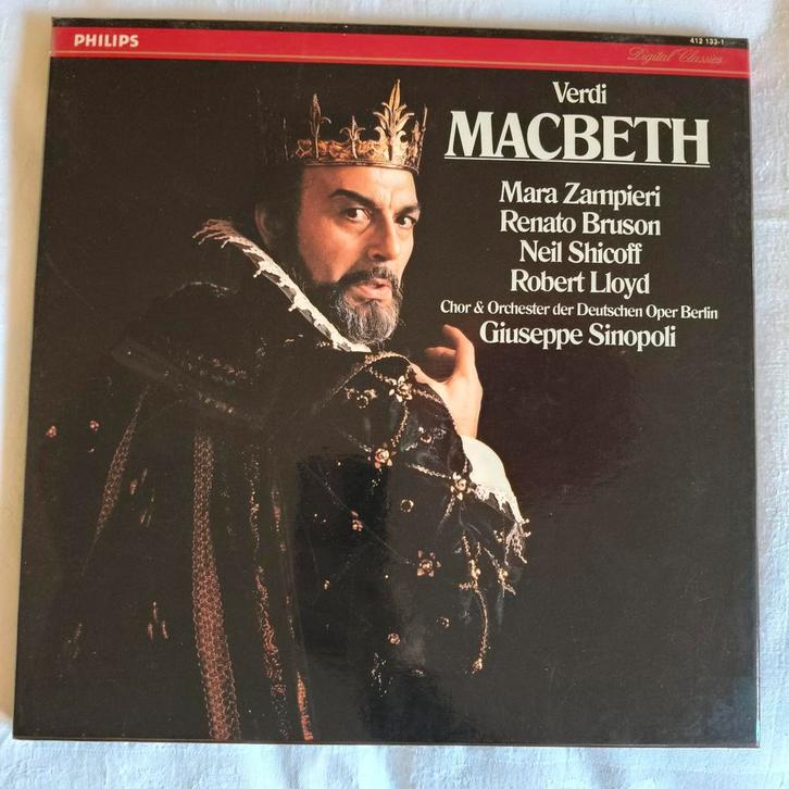 Giuseppe Verdi - MacBeth (3 lp's), Cd's en Dvd's, Vinyl | Klassiek, Gebruikt, Romantiek, Opera of Operette, 12 inch, Ophalen of Verzenden