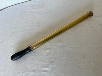 Oude Antieke Koperen Spuit Oud Antiek Koper Messing Brocante beschikbaar voor biedingen