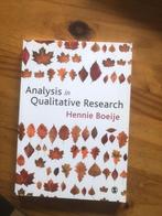 Analysis in Qualitative Research, Boeken, Studieboeken en Cursussen, Ophalen of Verzenden, Alpha, Zo goed als nieuw, WO